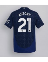 Manchester United Antony #21 Venkovní Dres 2024-25 Krátký Rukáv